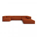 Oranžinė kampinė sofa (dešinysis kampas) Madame - Windsor & Co Sofas