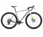 Orbea TERRA M41eTEAM 1X Stone Silver (Matt)-Ice Infinity Green - gravel dviratis