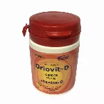 ORIOVIT-D 100 mcg 4000 TV, VITAMINAS D, 100 KRAMTOMŲJŲ TABLEČIŲ, CITRUSINIŲ VAISIŲ SKONIO
