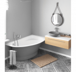 Paa akmens masės vonia Tre Grande 170x100 : Spalva - Balta blizgi (White Alpine), Vonios ilgis - 1700 mm, Vonios plotis - 1000 mm, Vonios pusė - Dešininė