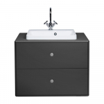 Pakabinama spintelė po kriaukle antracito spalvos 80x62 cm Color Bath – Tom Tailor