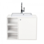Pakabinama spintelė po kriaukle baltos spalvos 80x62 cm Color Bath – Tom Tailor
