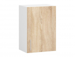 Pakabinama virtuvinė spintelė Lima W40, balta/ąžuolo