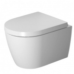 Pakabinamas Duravit ME by Starck Compact Rimless klozetas su SLIM dangčiu