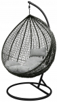 Pakabinamas krėslas Cyprus XXL, juodas