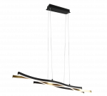 Pakabinamas LED šviestuvas TRIO Blaze,35W, 2300+3000+4000K,4300lm,žalvario sp.107x15x150cm