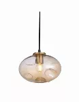 Pakabinamas šviestuvas hatella l3 amber, ITALUX