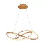 Pakabinamas šviestuvas Infinity Auksinis + pultelis