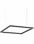 Pakabinamas šviestuvas oracle slim square 50 black, Ideal lux