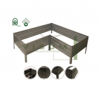 Pakelta lysvė KLASIKA GARDEN L forma (dažyta, rudo atspalvio)