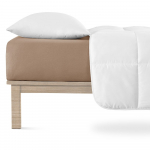 Paklodė iš jersey audinio rudos spalvos su guma 200x220 cm Boxspring – Andrea Simone