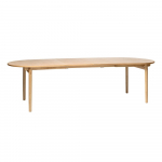 Papildomas ąžuolinis stalviršis 45x100 cm Carno - Unique Furniture