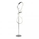 Pastatomas šviestuvas sidabrinės spalvos LED (aukštis 140 cm) Padua – Trio