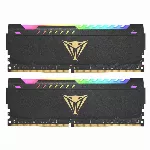 PATRIOT Viper Steel RGB DDR4 32GB 2x16GB 3200MHz su juodu šildytuvu, dvigubas rinkinys