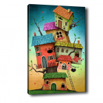 Paveikslas Tablo Center Tree Houses, 40 x 60 cm