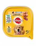 PEDIGREE Adult tray 10x300g šlapio šunų ėdalo su vištiena ir žuvų taukų putėsiais