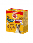 PEDIGREE Mega Box Tasty Minis ir Jumbone Mini su vištienos, jautienos ir paukštienos skoniais 740 g