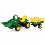 PEG PEREGO JOHN DEERE GROUND LOADER 12V + priekaba