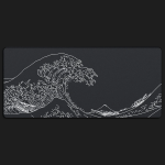 Pelės kilimėlis "LIT Mousepad" The Great Wave - 900x400x3mm