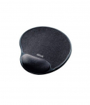 Pelės kilimėlis su geline atrama riešams, juoda