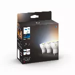 Philips Hue White Ambiance išmanioji LED lemputė GU10 3 vienetai Zigbee, Bluetooth (929001953312)