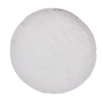 Pilkas apvalus kilimas Think Rugs Teddy, ⌀ 120 cm