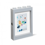 Pilkas nuotraukų rėmelis LEGO®, 19,3 x 26,8 cm