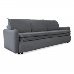 Pilkos spalvos aksominė sofa-lova Miuform Tender Eddie