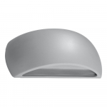 Pilkos spalvos keraminis sieninis šviestuvas Nice Lamps Palermo