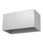 Pilkos spalvos sieninis šviestuvas Nice Lamps Geo Maxi