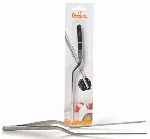 Pincetas, lenktais galais, nerūdijantis plienas, L 21 cm, vnt