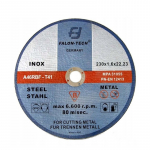 Pjovimo diskas metalui 230x1.6x22.23mm T41