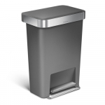 Plastikinė šiukšliadėžė su pedalu 45 l - simplehuman