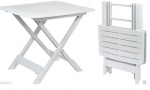 Plastikinis sodo stalas ADIGE, 45 x 43 x 50 cm, baltos sp.