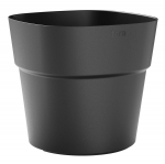 Plastikinis vazonas TERA ANDROMEDA 38, juodos sp,. 38 x 35 cm