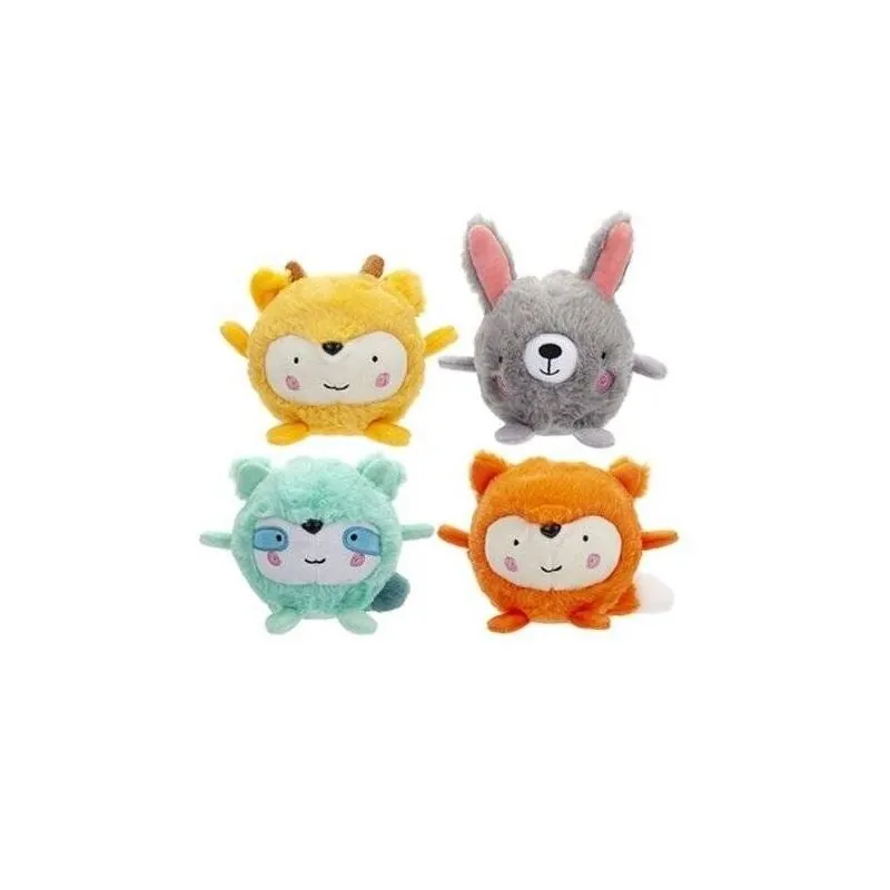 PLIUŠINIS ŽAISLAS FOREST ANIMALS 10 CM, KVEPIANTIS. 3m+