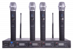 PLL-400 UHF mikrofonas 4 kanalai (4 delniniai mikrofonai)