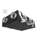 Plokštelinis ENTALPINIS rekuperatorius BLAUBERG Komfort D5B180E S14 su valdymo PULTU