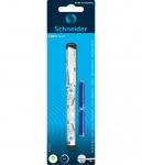 Plunksnakotis SCHNEIDER Glam, plastikinis korpusas, mėlynas rašalas, tinka kairiarankiams