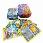 Pokemon kortos metalinėje dėžutėje, 52vnt. TCG - Silver Tempest