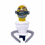 Populiarusis pliušinis žaislas "Skibidi Toilet" - voras