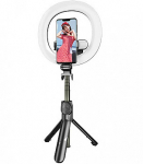 Puluz Selfie stick/ tripod double LED priedas