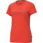 Puma Palaidinė Moterims Ess Logo Tee Red