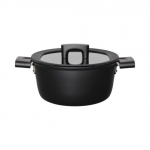 Puodas FISKARS Hard Face, su dangčiu, tinka indukcinei viryklei, ø 22 cm, 3,5 L