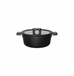 Puodas FISKARS Hard Face, su dangčiu, tinka indukcinei viryklei, ø 26 cm, 5 L