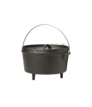 Puodas ketaus 3 l 25 cm su kojelėmis MUSTANG