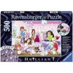 Puzzle Brilliant 500 Fashion Girls - RAVENSBURGER dėlionė
