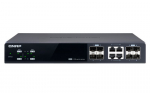 QNAP QSW-M804-4C tinklo komutatorius Valdomas 10G Ethernet (100/1000/10000) Juoda