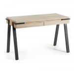 Rašomasis stalas su akacijos medienos stalviršiu Kave Home Disset