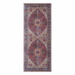 Raudonas ir violetinis kilimas Nouristan Anthea, 80 x 200 cm